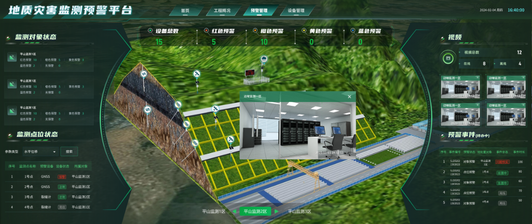 地质灾害监测预警平台