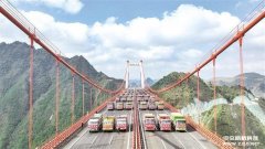 贵（阳）黄（平）高速公路阳宝山特大桥进行静态荷载试验。